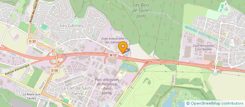 localisation de l'entreprise CSE SAFRAN SEATS PLAISIR  PLAISIR