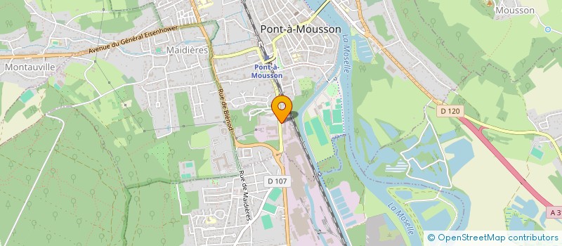 localisation de l'entreprise CSE SAINT-GOBAIN PAM SIEGE ET AGENCES  PONT-A-MOUSSON