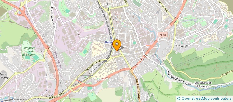 localisation de l'entreprise CSE SANITAIRE MUTUALITE FRANCAISE 42 43 63 à SAINT-ETIENNE