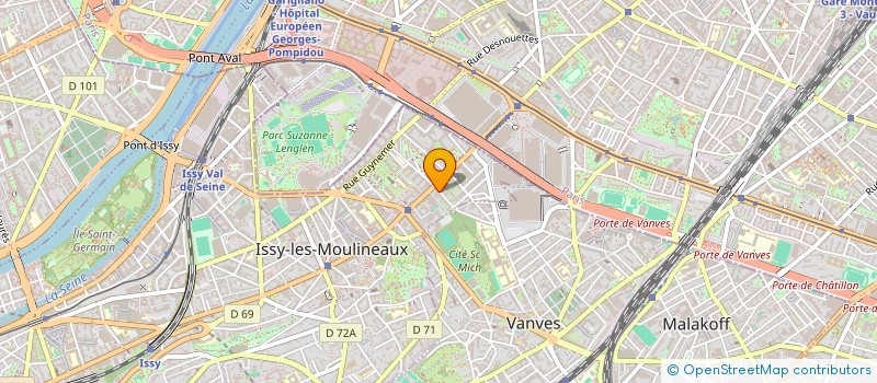 localisation de l'entreprise CSE SENIOR NORD à ISSY-LES-MOULINEAUX