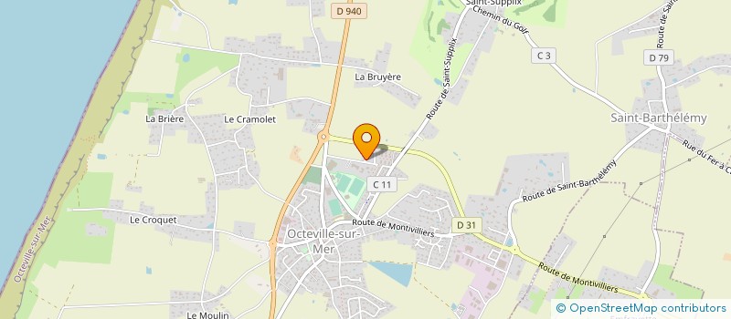 localisation de l'entreprise CSE SIDEL B &S à OCTEVILLE-SUR-MER