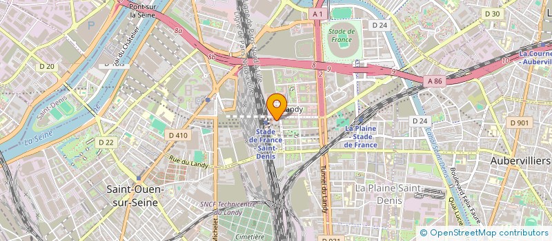 localisation de l'entreprise CSE SNCF à SAINT-DENIS