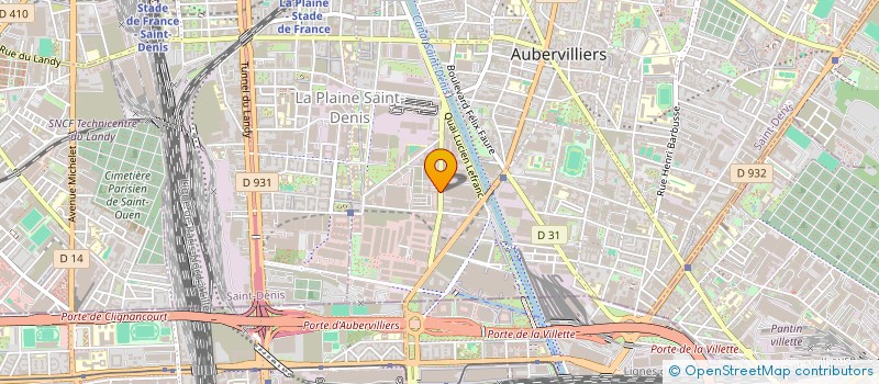 localisation de l'entreprise CSE SOLVAY ILE-DE-FRANCE  AUBERVILLIERS