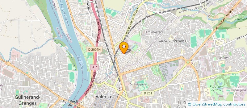 localisation de l'entreprise CSE SOLYSTIC ALIXAN à BOURG-LES-VALENCE