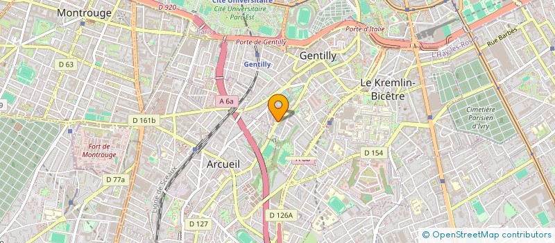 localisation de l'entreprise CSE SWI EX SAF  GENTILLY