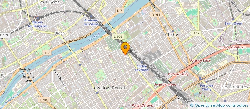 localisation de l'entreprise CSE SWISS LIFE à LEVALLOIS-PERRET