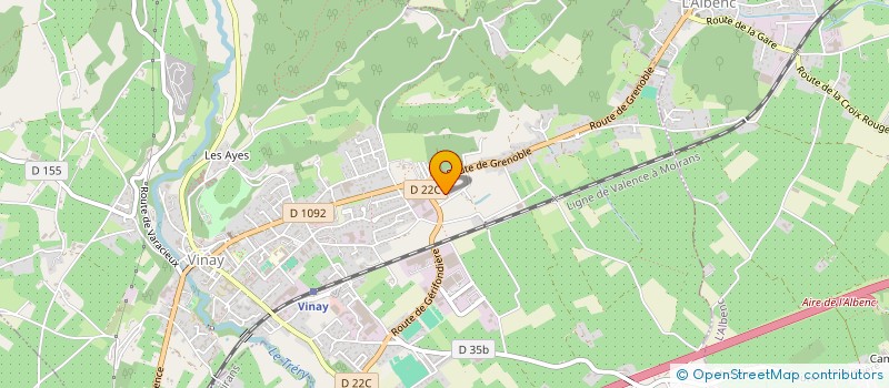 localisation de l'entreprise CSE TAXIS à VINAY