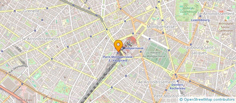 localisation de l'entreprise CSE TGV ATLANTIQUE  PARIS