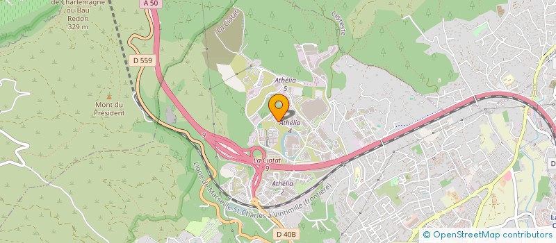 localisation de l'entreprise CSE THALES DIS FR LA CIOTAT - MEYREUIL - SOPHIA à LA CIOTAT