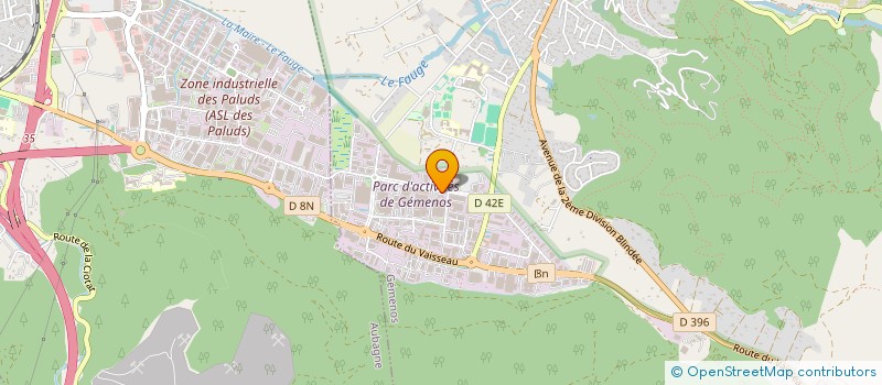 localisation de l'entreprise CSE THALES DIS GEMENOS à GEMENOS