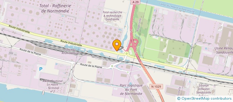 localisation de l'entreprise CSE TOTALENERGIES PLATEFORME DE NORMANDIE à GONFREVILLE L'ORCHER