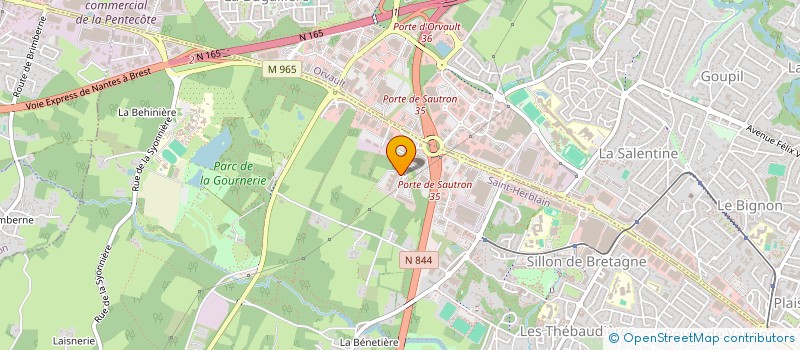 localisation de l'entreprise CSE UDAF 44  SAINT-HERBLAIN