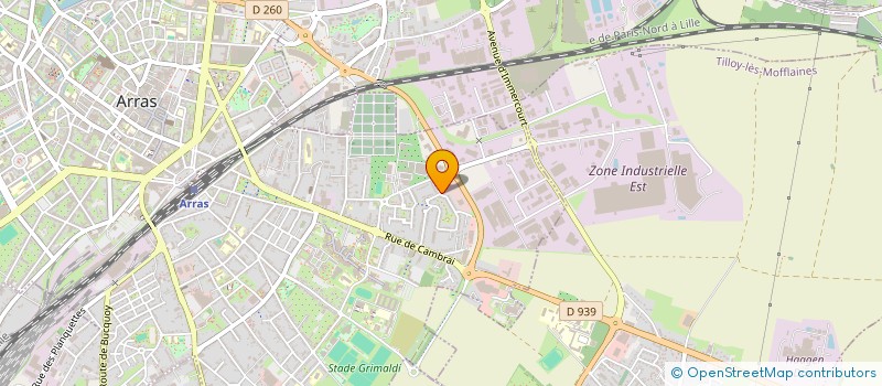 localisation de l'entreprise CSE UES VEOLIA EAU GEN DES EAUX HAUTS DE FRANCE à ARRAS