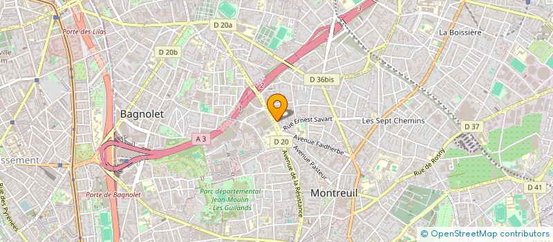 localisation de l'entreprise CSE UGECAMIF à MONTREUIL