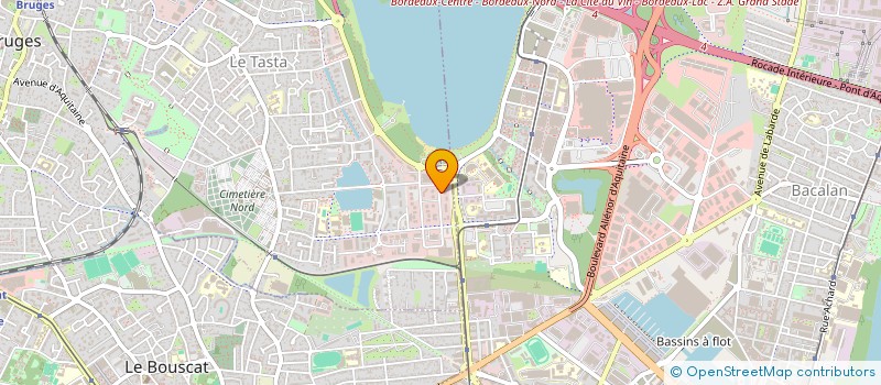 localisation de l'entreprise CSE URSSAF AQUITAINE  BRUGES