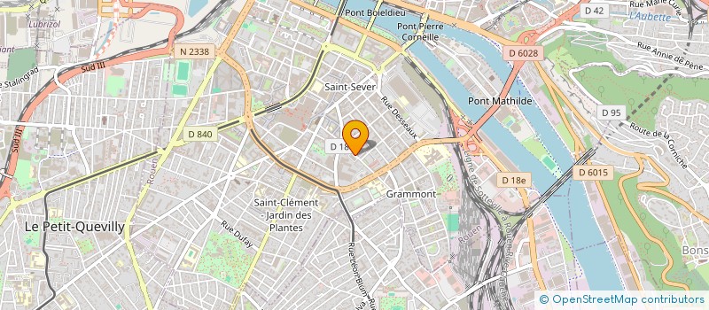 localisation de l'entreprise CSE URSSAF DE NORMANDIE à ROUEN