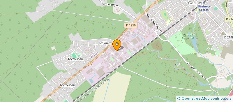 localisation de l'entreprise CSE VDLV  CESTAS