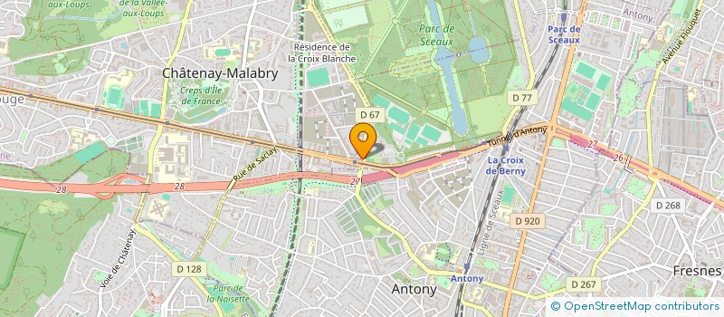 localisation de l'entreprise CSE VERISURE à ANTONY