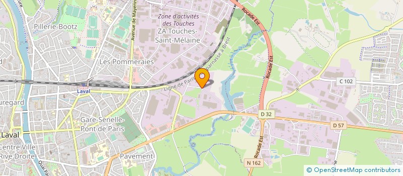 localisation de l'entreprise CSE WALOR LAVAL à LAVAL