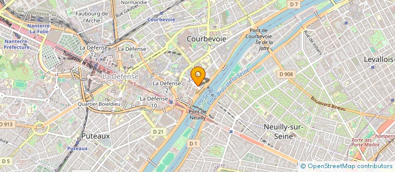 localisation de l'entreprise CSEC APAVE à COURBEVOIE