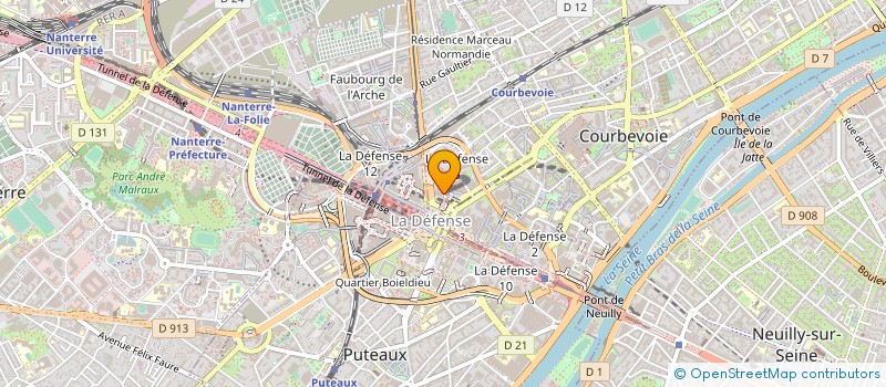 localisation de l'entreprise CSEC COMITE SOCIAL ET ECONOMIQUE CENTRAL FRAMATOME à COURBEVOIE