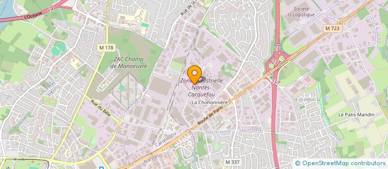 localisation de l'entreprise CSEE ALFI IM OUEST SUD-OUEST  CARQUEFOU