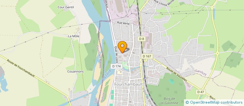 localisation de l'entreprise CSEE CMD FOURCHAMBAULT  FOURCHAMBAULT