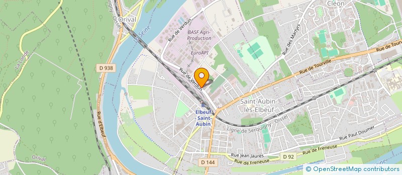 localisation de l'entreprise CSEE EUROAPI à SAINT-AUBIN-LES-ELBEUF
