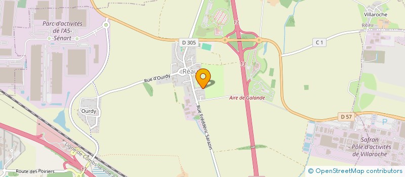 localisation de l'entreprise CSELEC  REAU