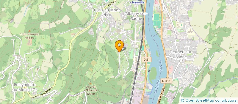 localisation de l'entreprise CSEP  ALBIGNY-SUR-SAONE