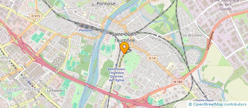 localisation de l'entreprise CSERV CONSULTING à SAINT-OUEN-L'AUMONE