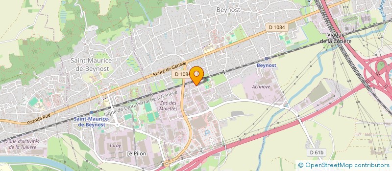 localisation de l'entreprise CSF à BEYNOST