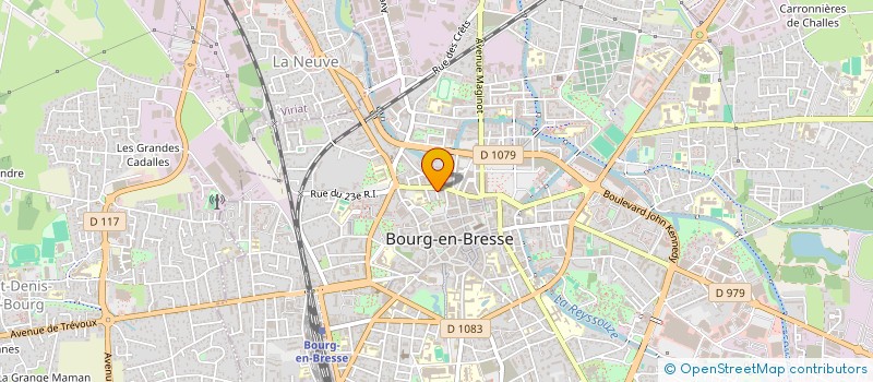 localisation de l'entreprise CSF DE L'AIN à BOURG-EN-BRESSE