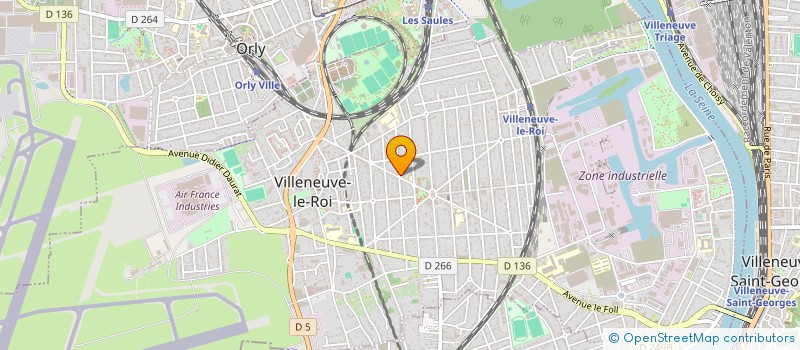 localisation de l'entreprise CSF DECORATION à VILLENEUVE-LE-ROI