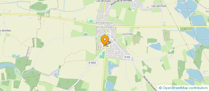 localisation de l'entreprise CSF ELEC  AMBERIEUX-EN-DOMBES