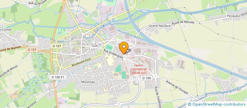 localisation de l'entreprise CSF NORD à AIRE-SUR-LA-LYS