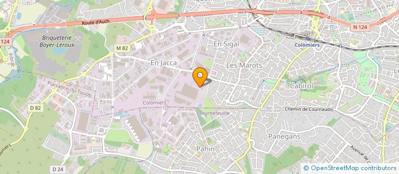 localisation de l'entreprise CSF OUEST à TOULOUSE