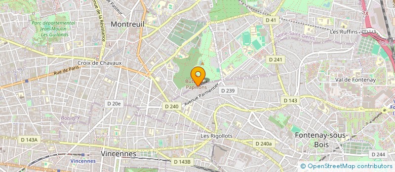 localisation de l'entreprise CSF PARNASS  FONTENAY-SOUS-BOIS