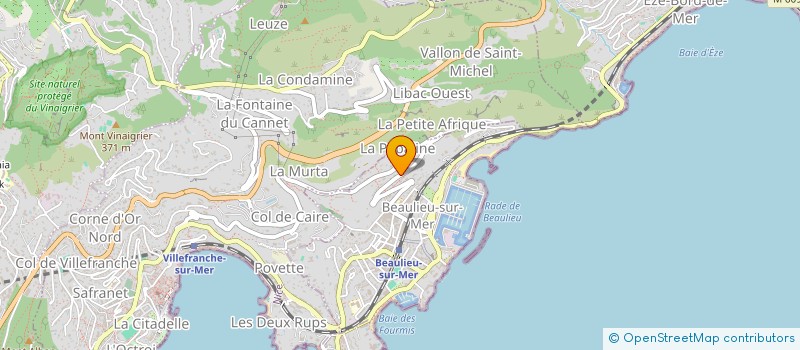 localisation de l'entreprise CSF PROPERTIES à BEAULIEU-SUR-MER