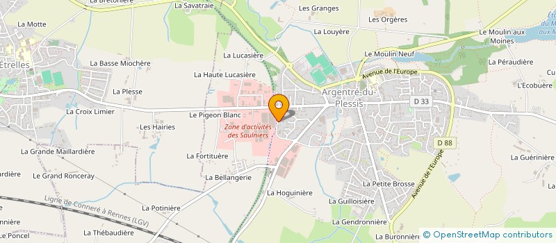 localisation de l'entreprise CSF ST GERMAIN DU PINEL  SAINT-GERMAIN-DU-PINEL