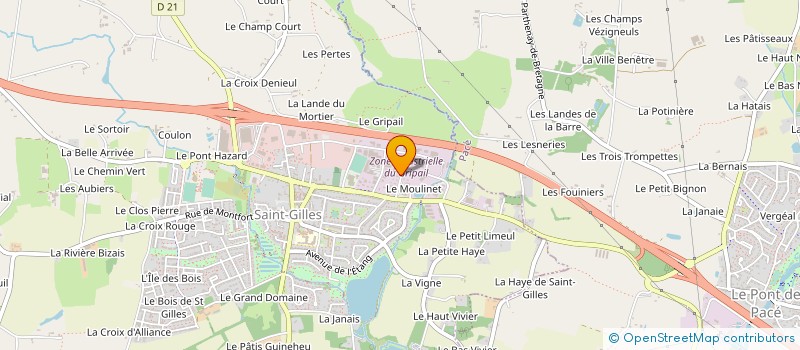 localisation de l'entreprise CSG à SAINT-GILLES