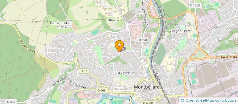 localisation de l'entreprise CSG à MONTBELIARD