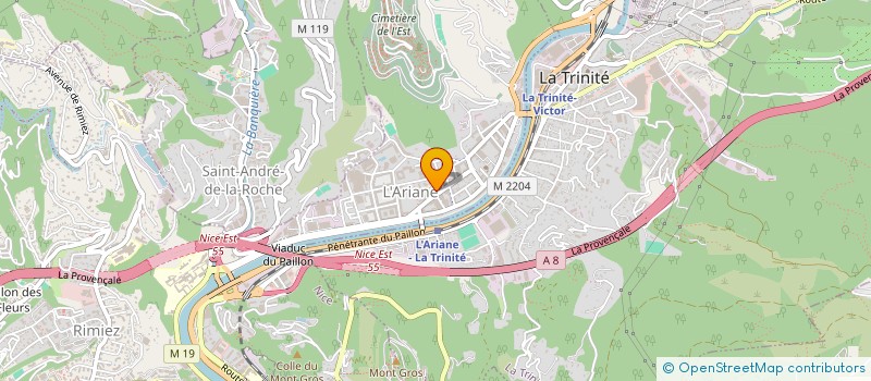 localisation de l'entreprise CSG CONCEPT SECURITE GARDIENNAGE à NICE