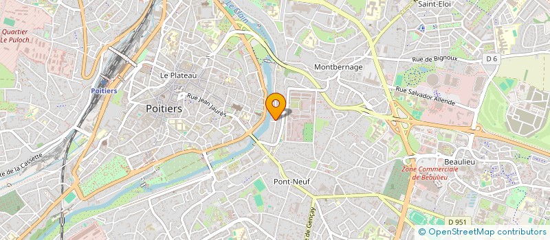 localisation de l'entreprise CSG INVESTISSEMENTS à POITIERS