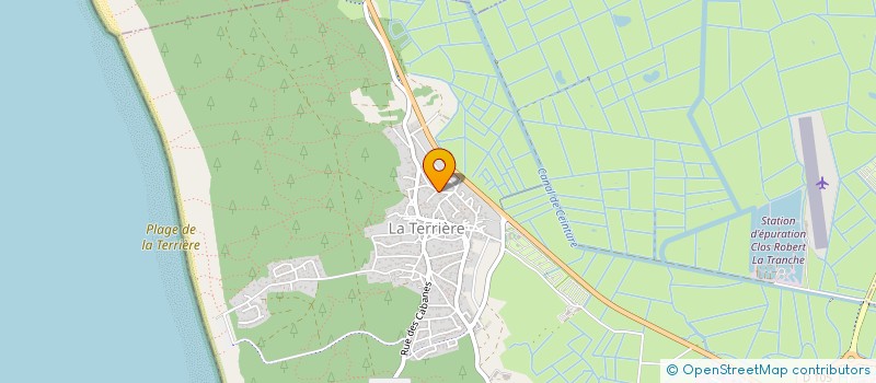 localisation de l'entreprise CSGB IMMOBILIER à LA TRANCHE-SUR-MER