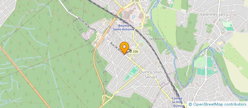 localisation de l'entreprise CSGD  QUINCY-SOUS-SENART