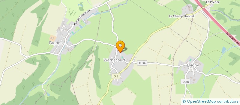 localisation de l'entreprise CSGW  WARNECOURT