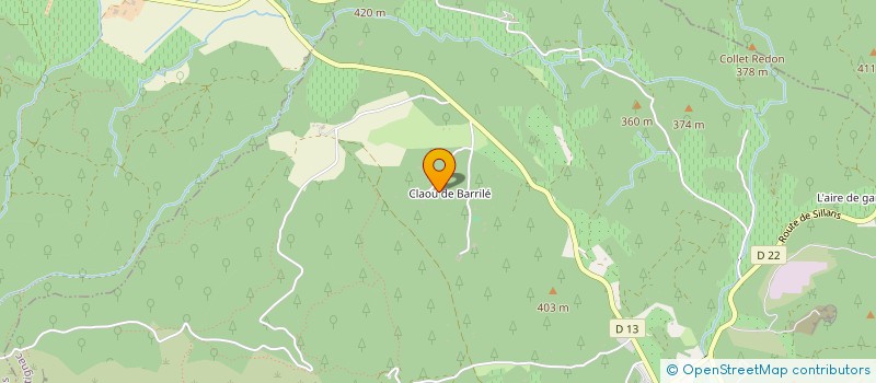 localisation de l'entreprise CSH  COTIGNAC