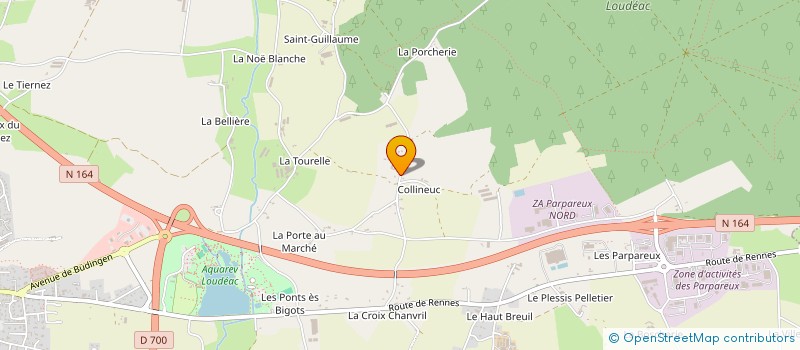 localisation de l'entreprise CSH à LOUDEAC