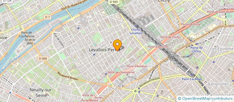 localisation de l'entreprise CSHP LEVALLOIS à LEVALLOIS-PERRET